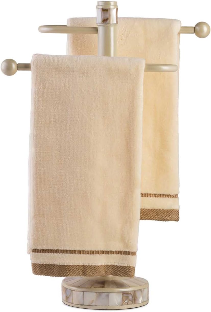 Creative Scents 100% Cotton Velour Fingertip Towels - 4 Pack 11 by 18 Inch – Decorative, Extra Absorbent and Soft Face