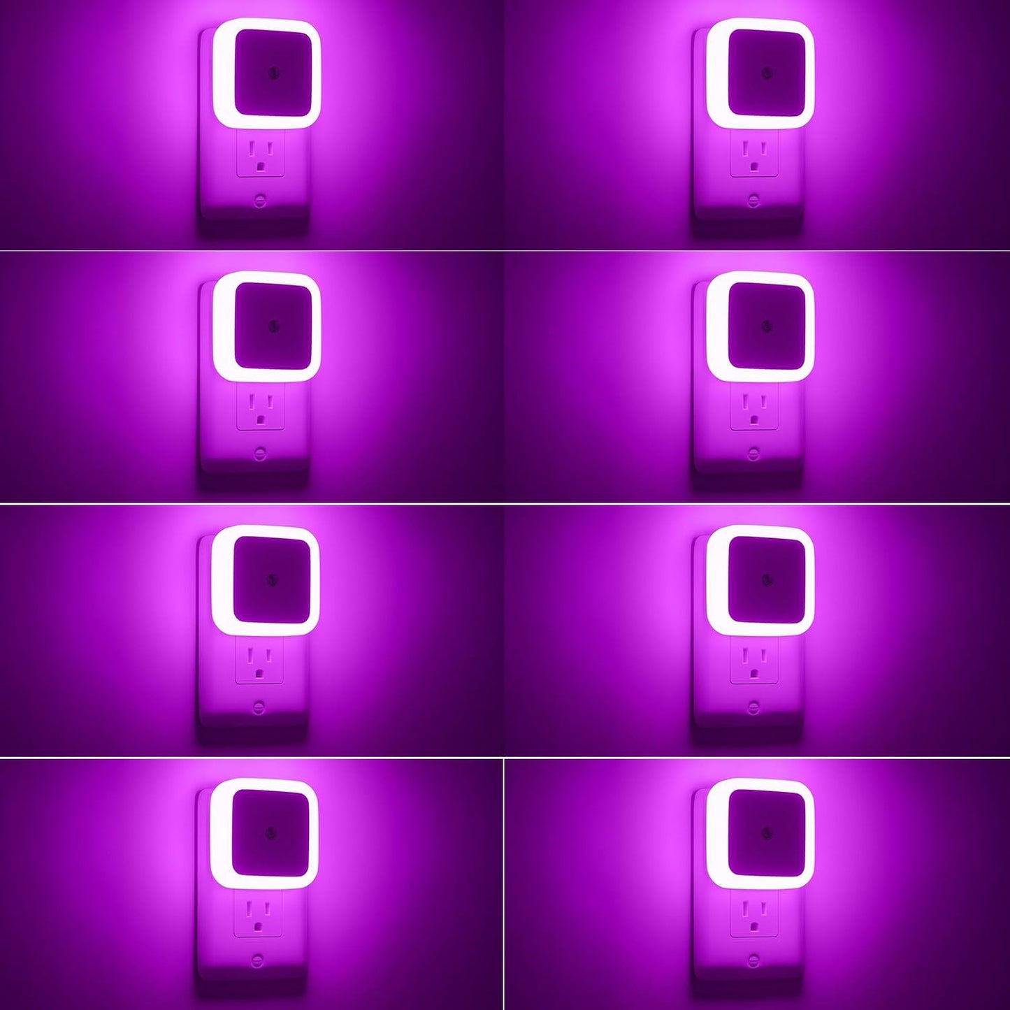 Sujeet Night Light, Night Lights Plug into Wall 8-Pack, Nightlight Plug in Night Light, Dusk to Dawn Night Lamp Led