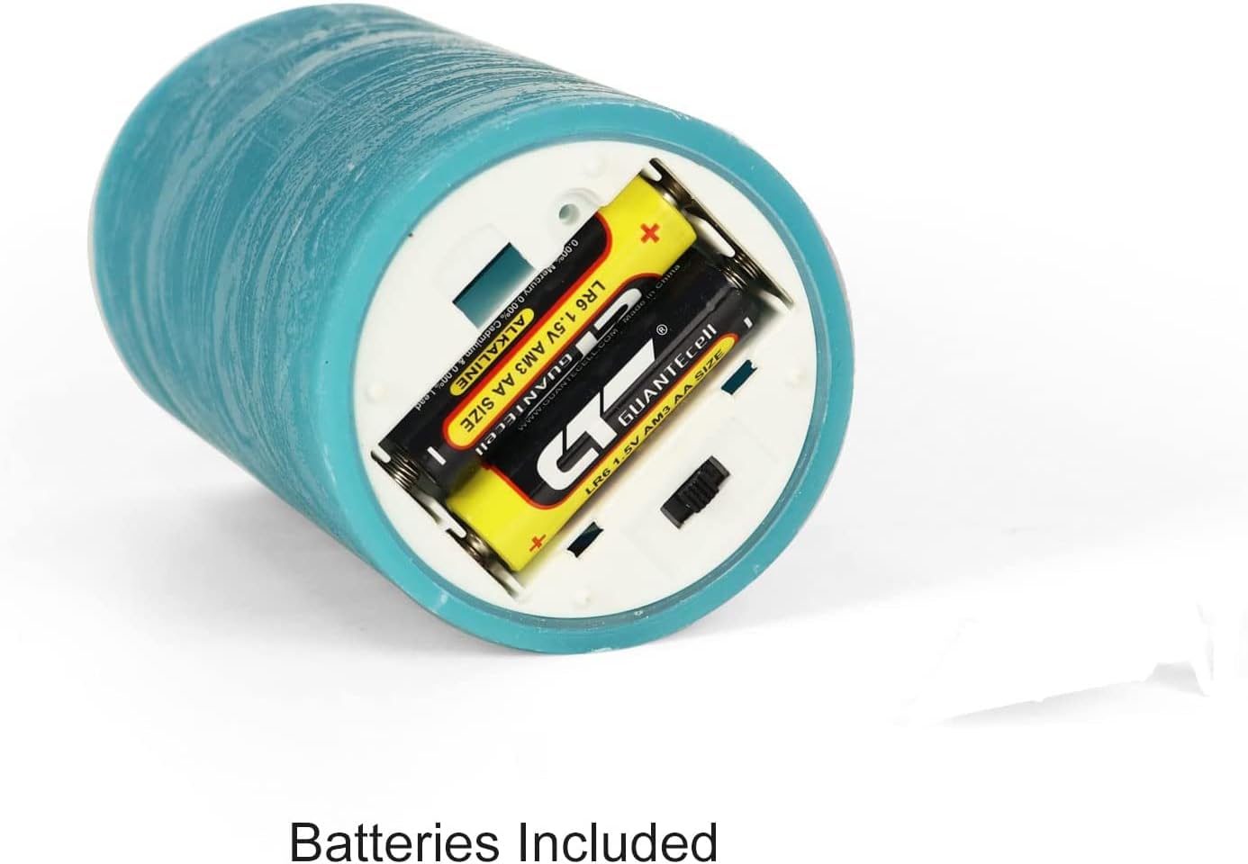 Rhytsing Turquoise Battery Operated Flameless Led Candles with Timer Function for Summer and Weddings, Warm White