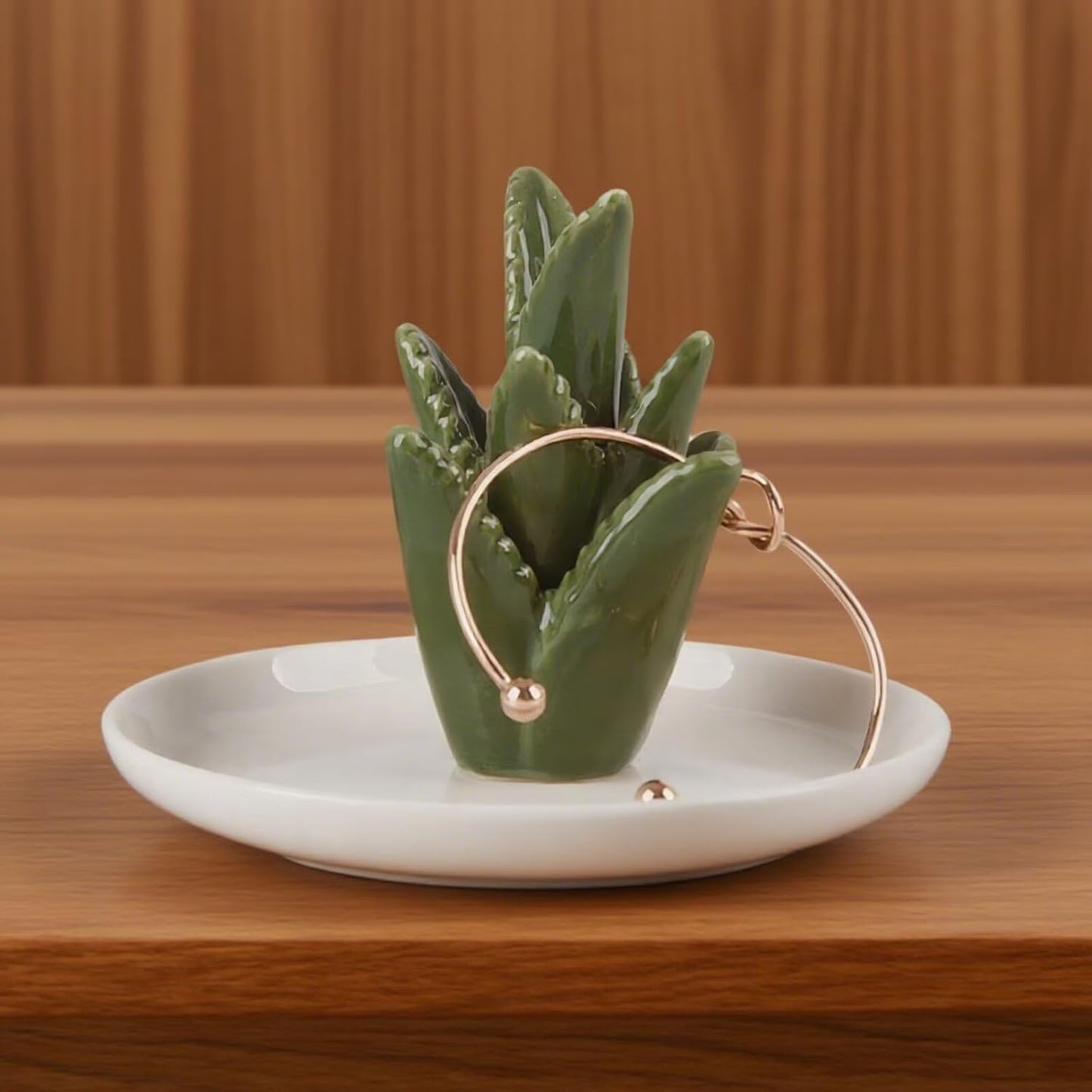 Ceramic Jewelry Tray / Aloe