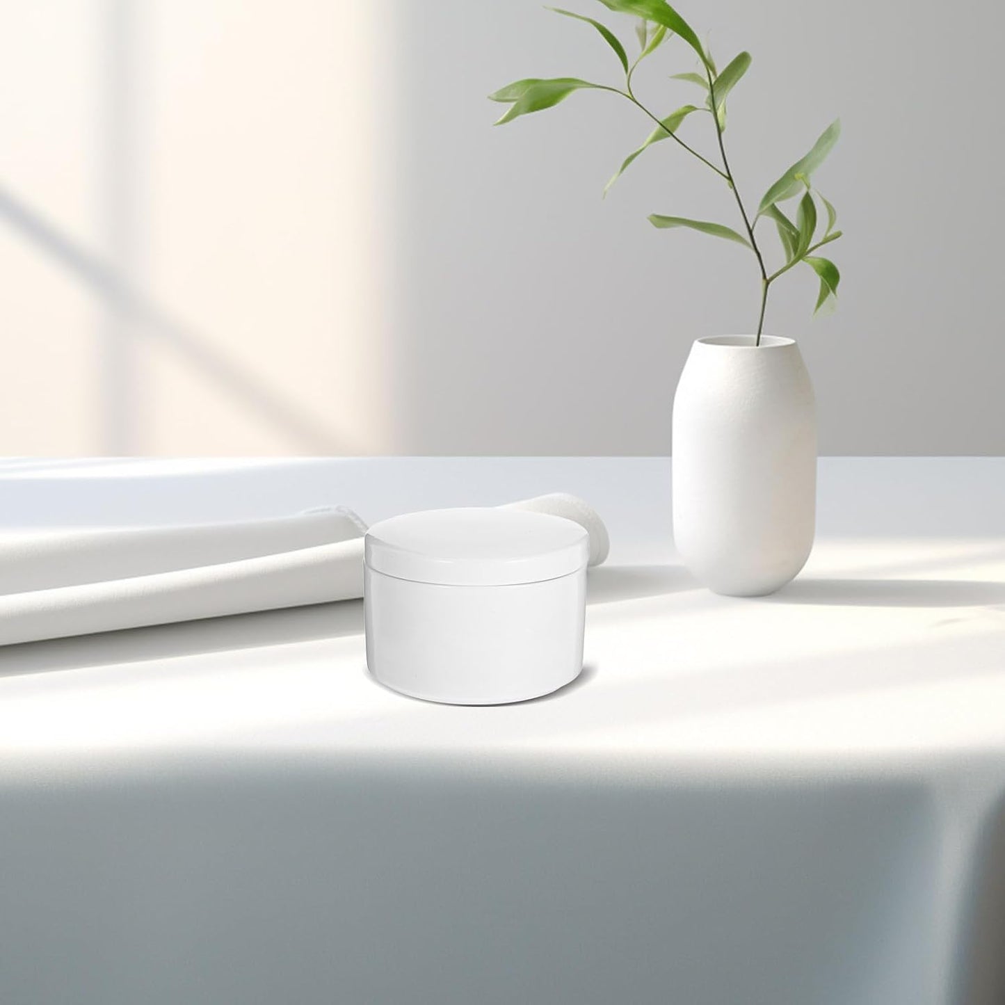 Ceramic Jewelry Box / White / 3 Inch