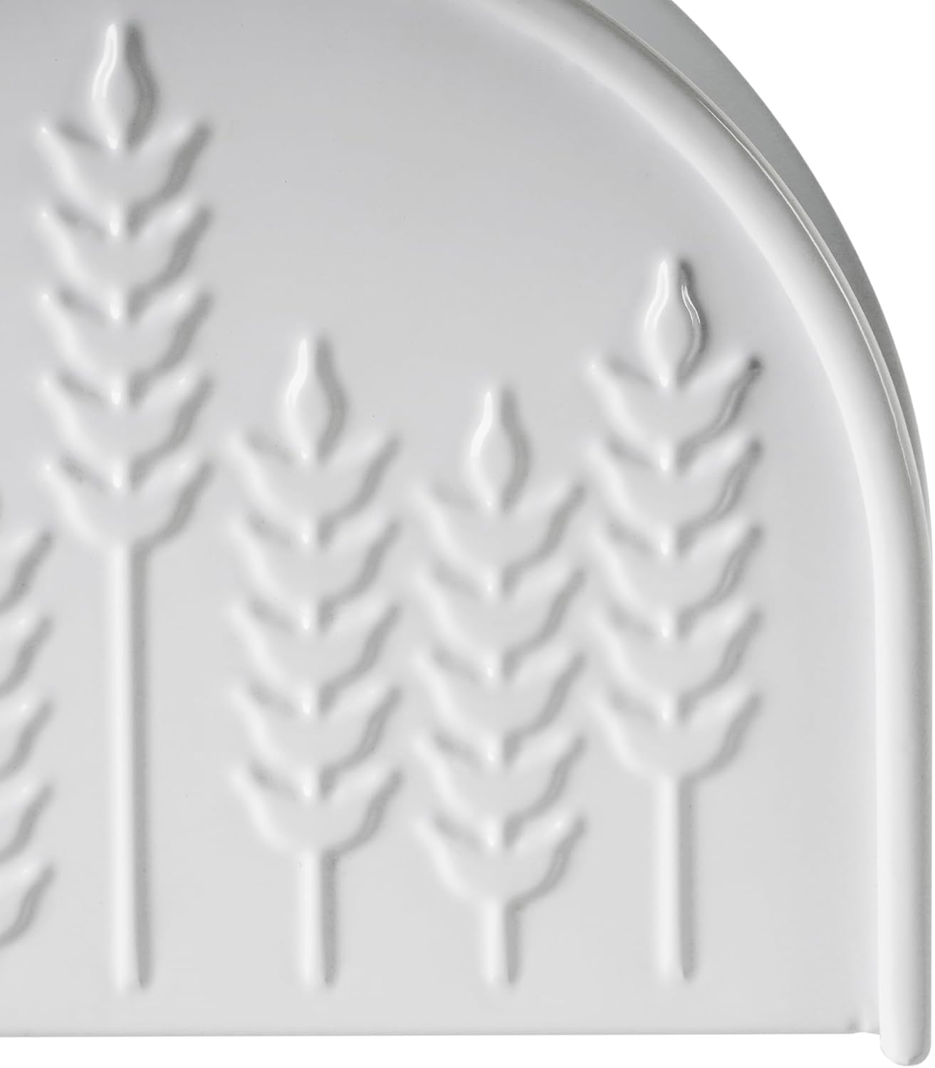 White Napkin Holder / Ear of Wheat White