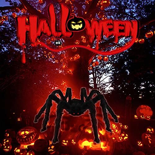 Halloween Decorations Outdoor Giant Spider: 5 PCS Scary Spiders Props Decor