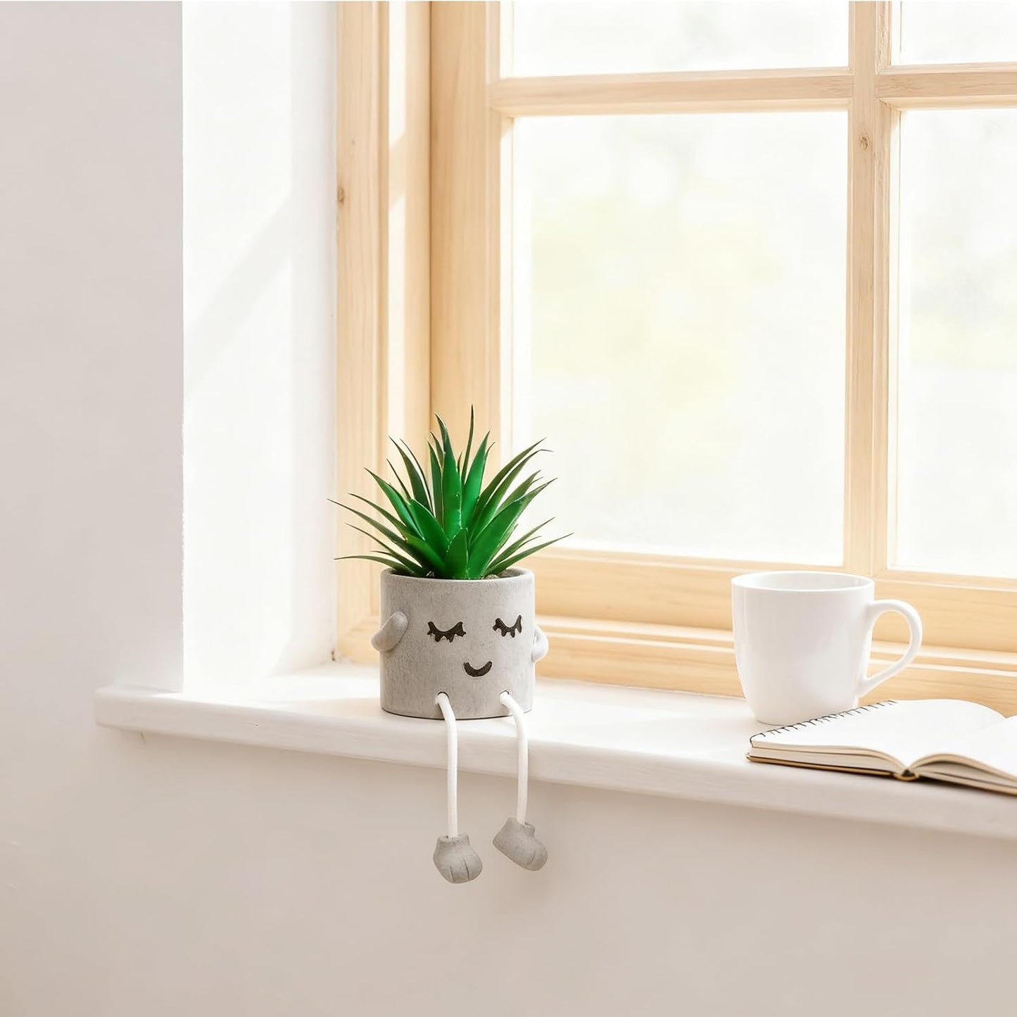 Small Artificial Succulent Plant in Pot 1PC / Beam