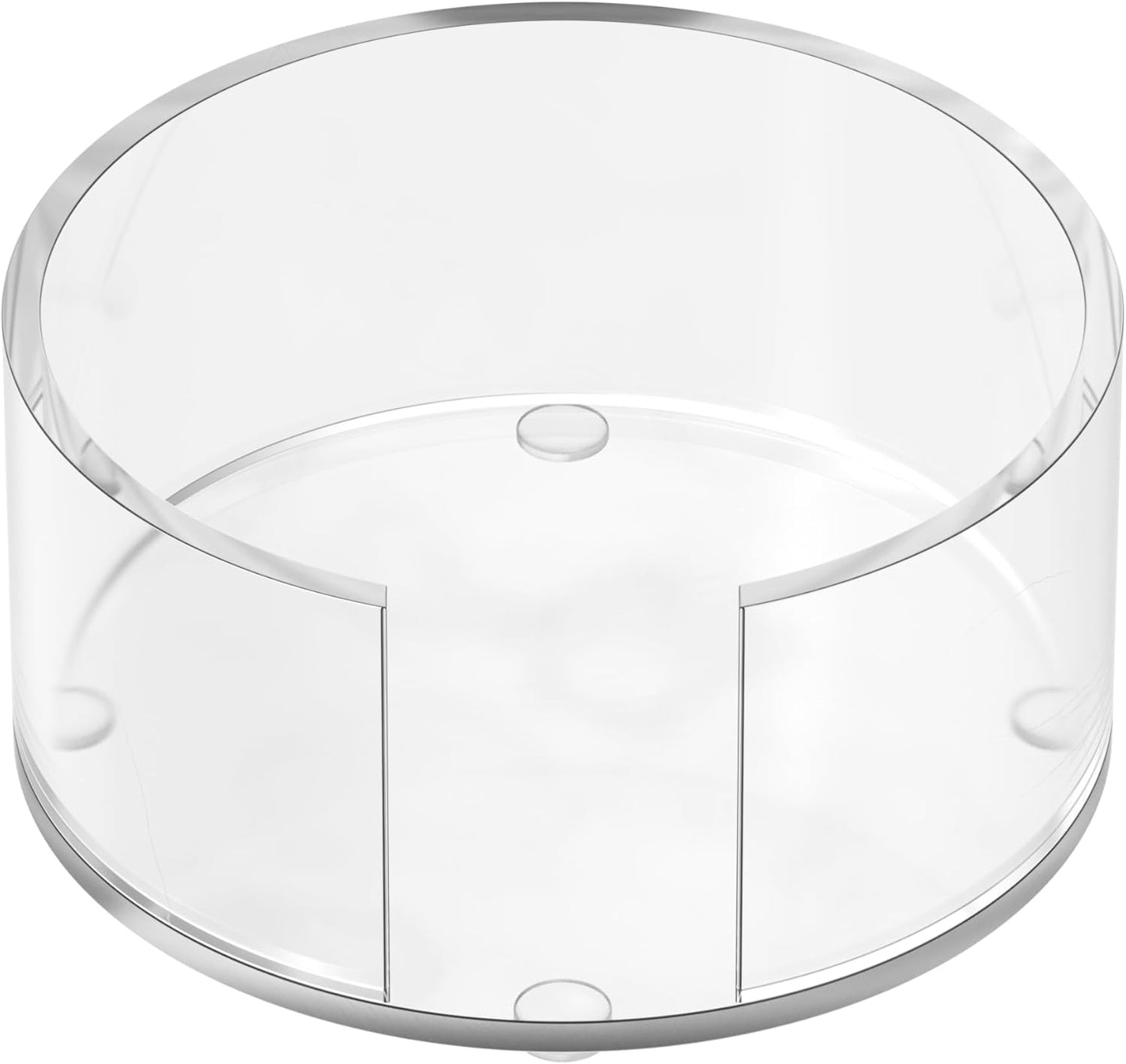 Holder / Scalloped Acrylic Drink Coaster Set 4‑Pack / Light Blue