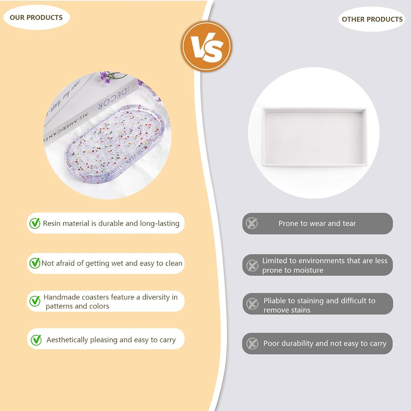 Toilet Tray / Guest Towel Holder / Purple Flash