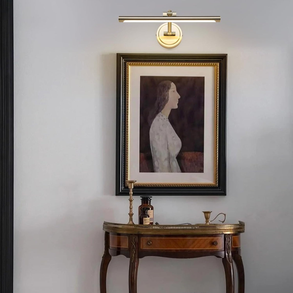 Modern Dimmable Picture Lights for Wall 15.7" Hard-Wired LED Picture Frame Lights for Paintings Gallery Light with