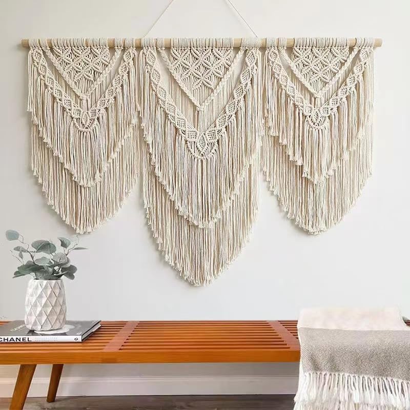 large macrame wall hanging / Double-layer