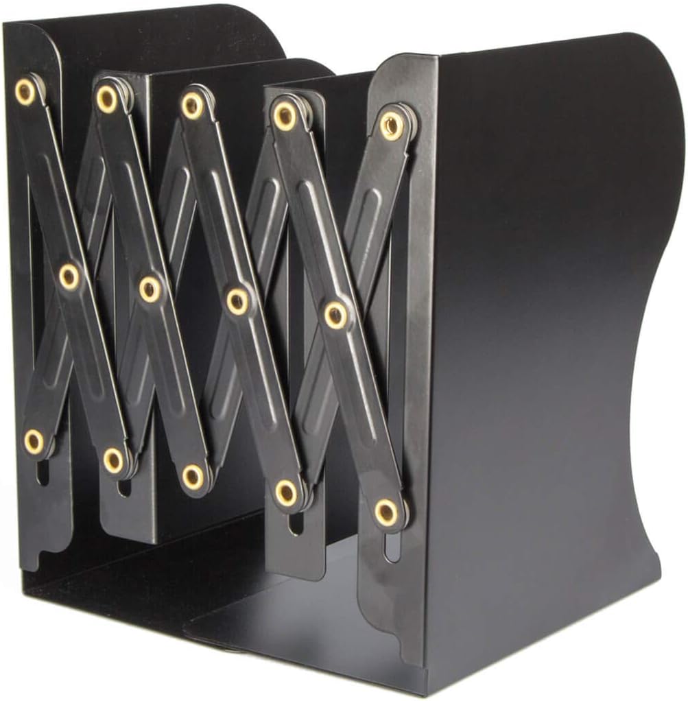 Metal Bookends for Heavy Books / Black