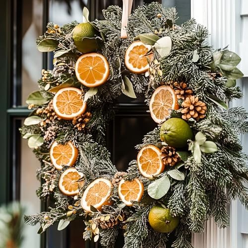 Christmas Decorations - 10 Ft Dried Orange Slice Fall Christmas Garland