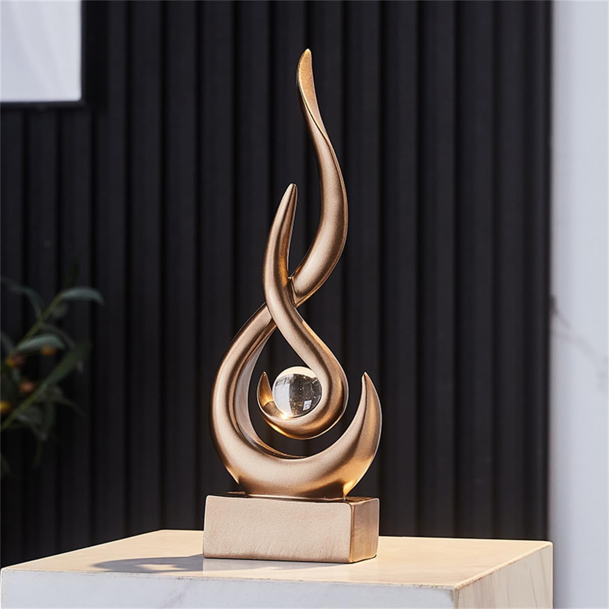 Abstract Art Deco Decor Statues / Bronze
