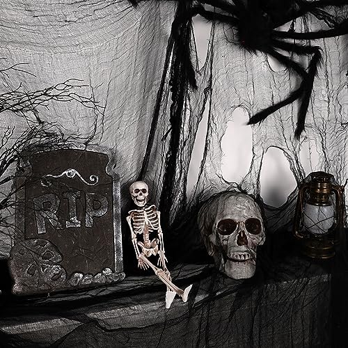197 x 78.7in Halloween Creepy Cloth for Yard and Outdoor Decorations,Black