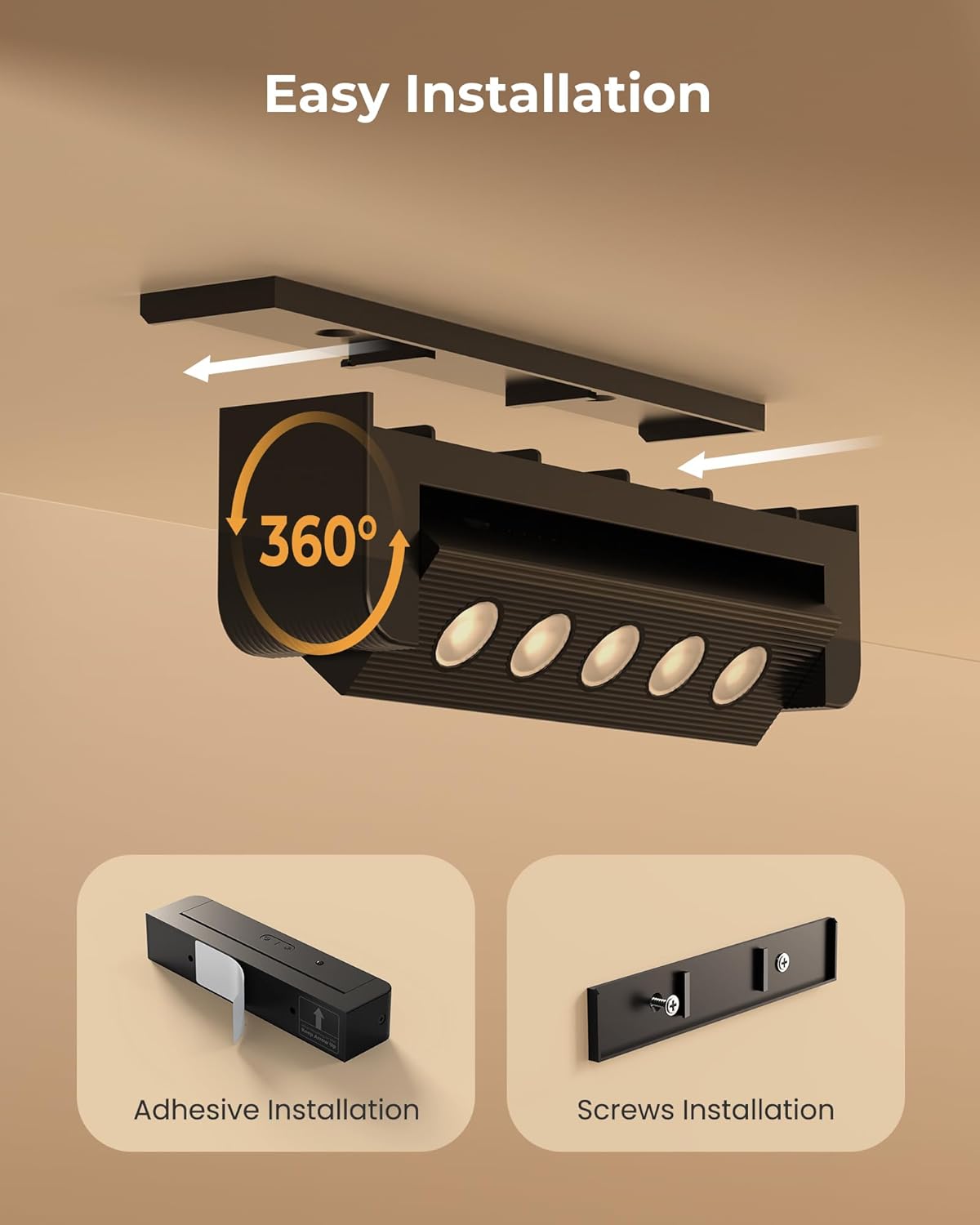 PopoIron Indoor Spotlights with Daily Auto Timer, 5500mAh Rechargeable Picture Lights, Wireless Accent Lighting