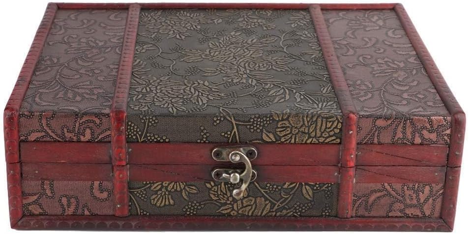 Decorative Jewelry Storage Keepsake Box Wood Trinket Boxes