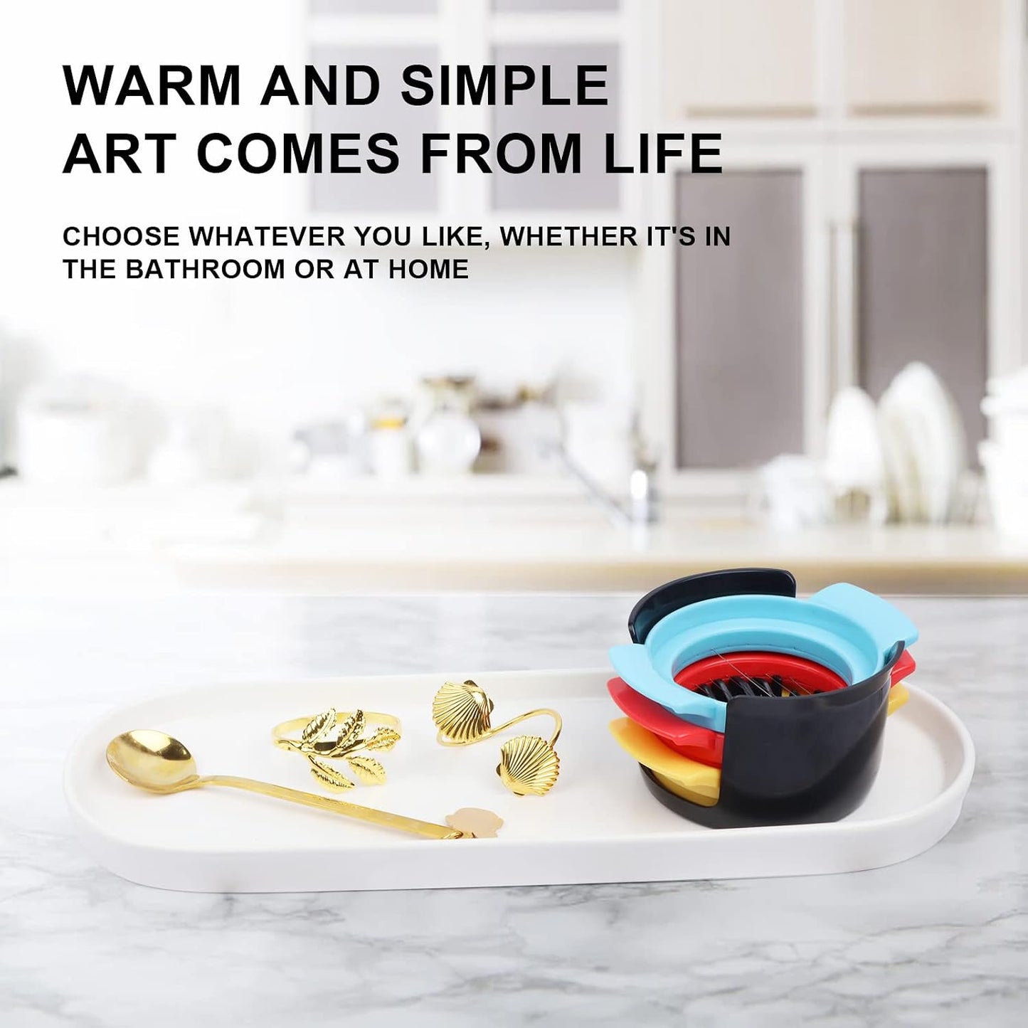 Ceramic Sink Tray / White