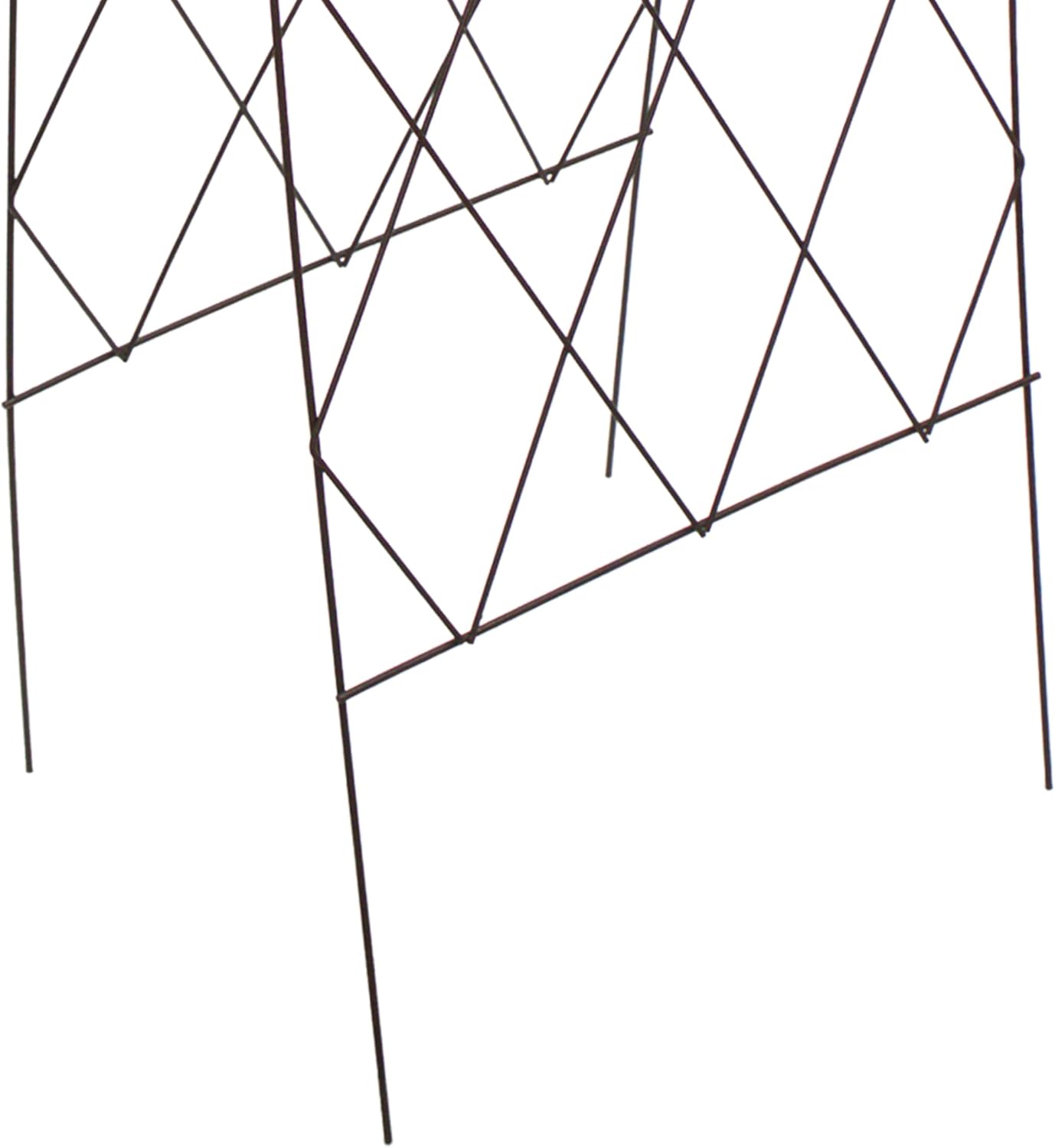 Set of 2 Panacea 90140 Rustic Heirloom Folding Trellises, 60" Tall A-Frame
