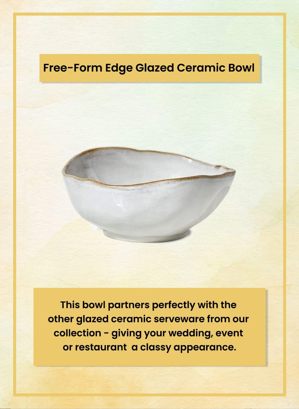 Centerpiece for Vintage Weddings / 6" Bowl, 1 Pc