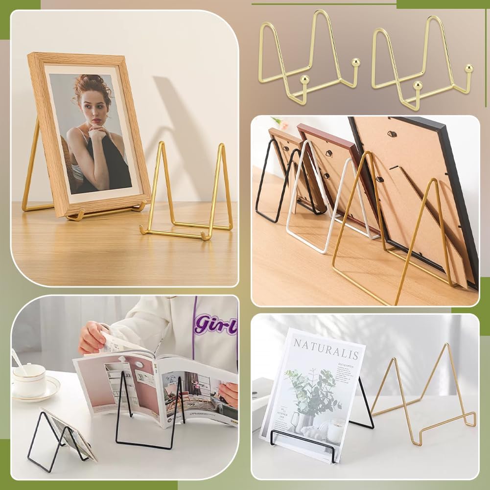 Plate Holder / Gold / 3 Inch / Set of 16