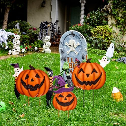 Halloween Yard Signs Decorations Outdoor, Halloween Yard Stakes for Decor