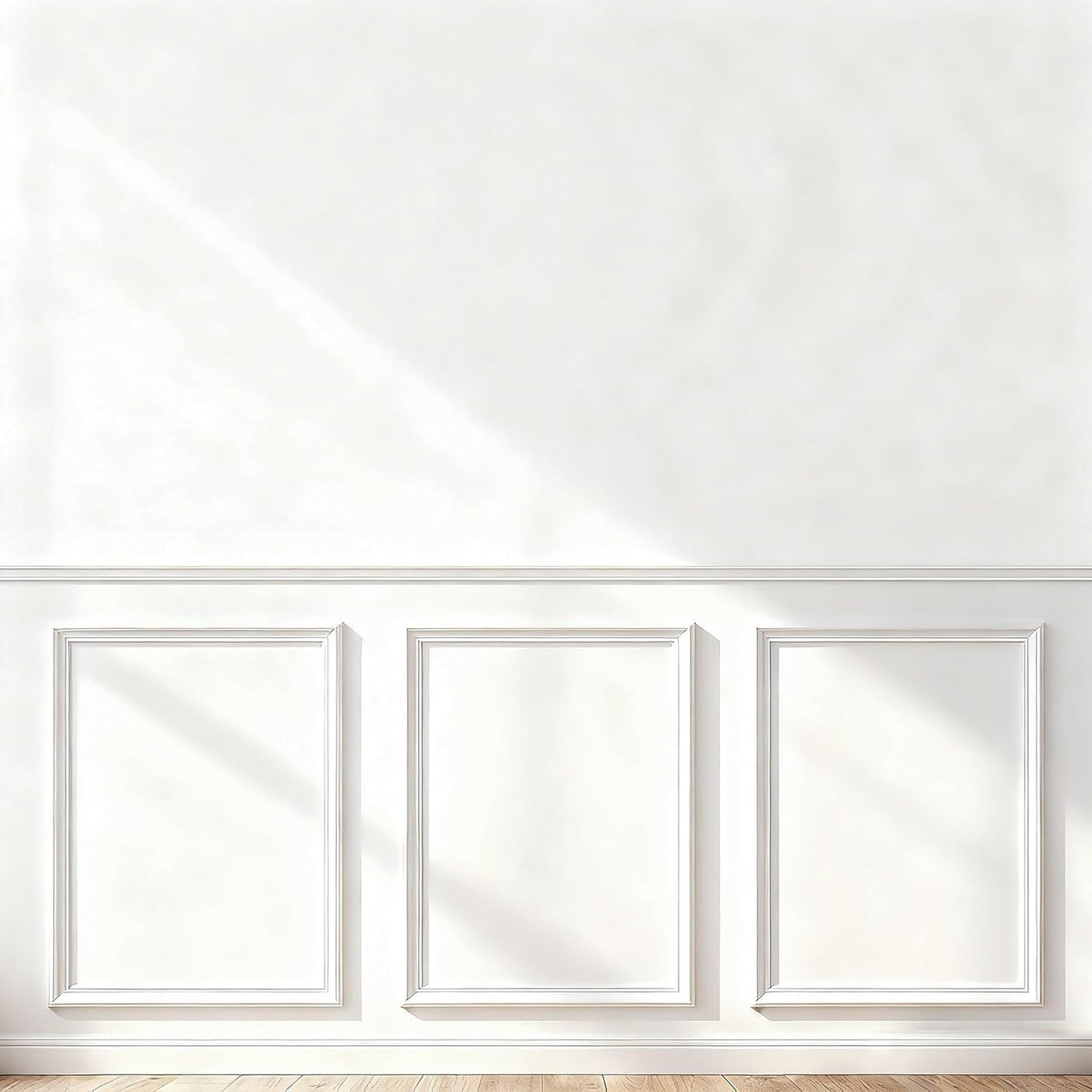 Wall Molding + Chair Rail Trim / 20 x 27 / + Trim Set / Set of 3