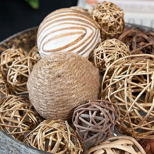 ANDALUCA Decorative Balls Orbs Bag (Gold)
