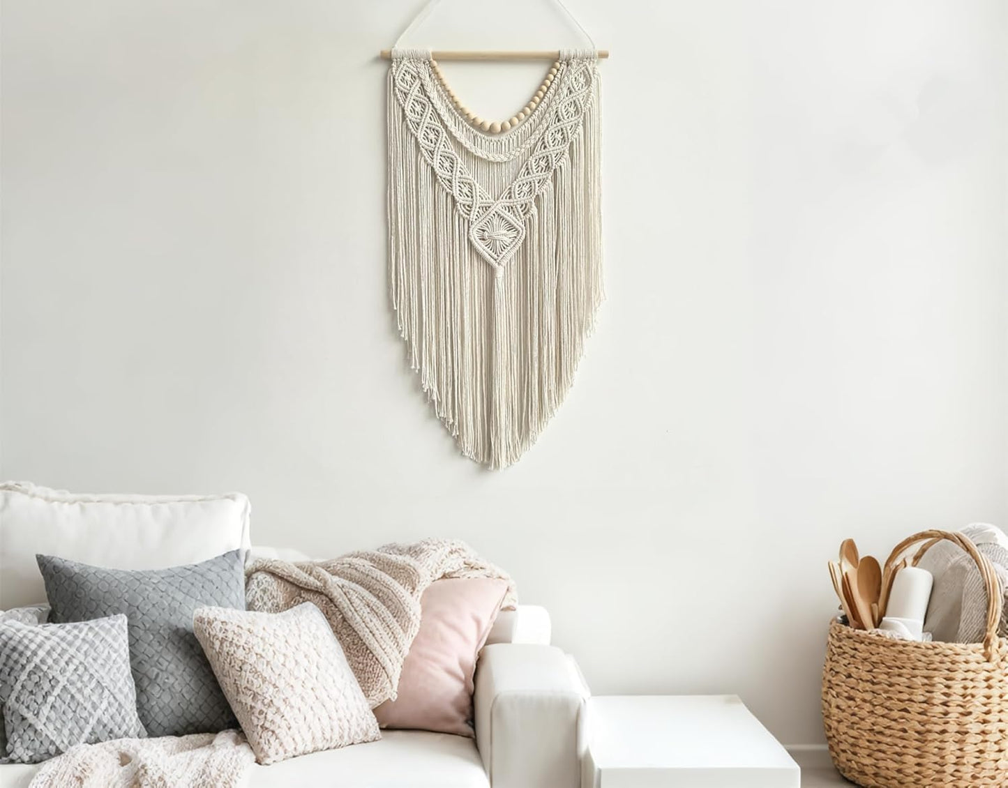 Wood Bead Wall Decor / Wood Bead-a