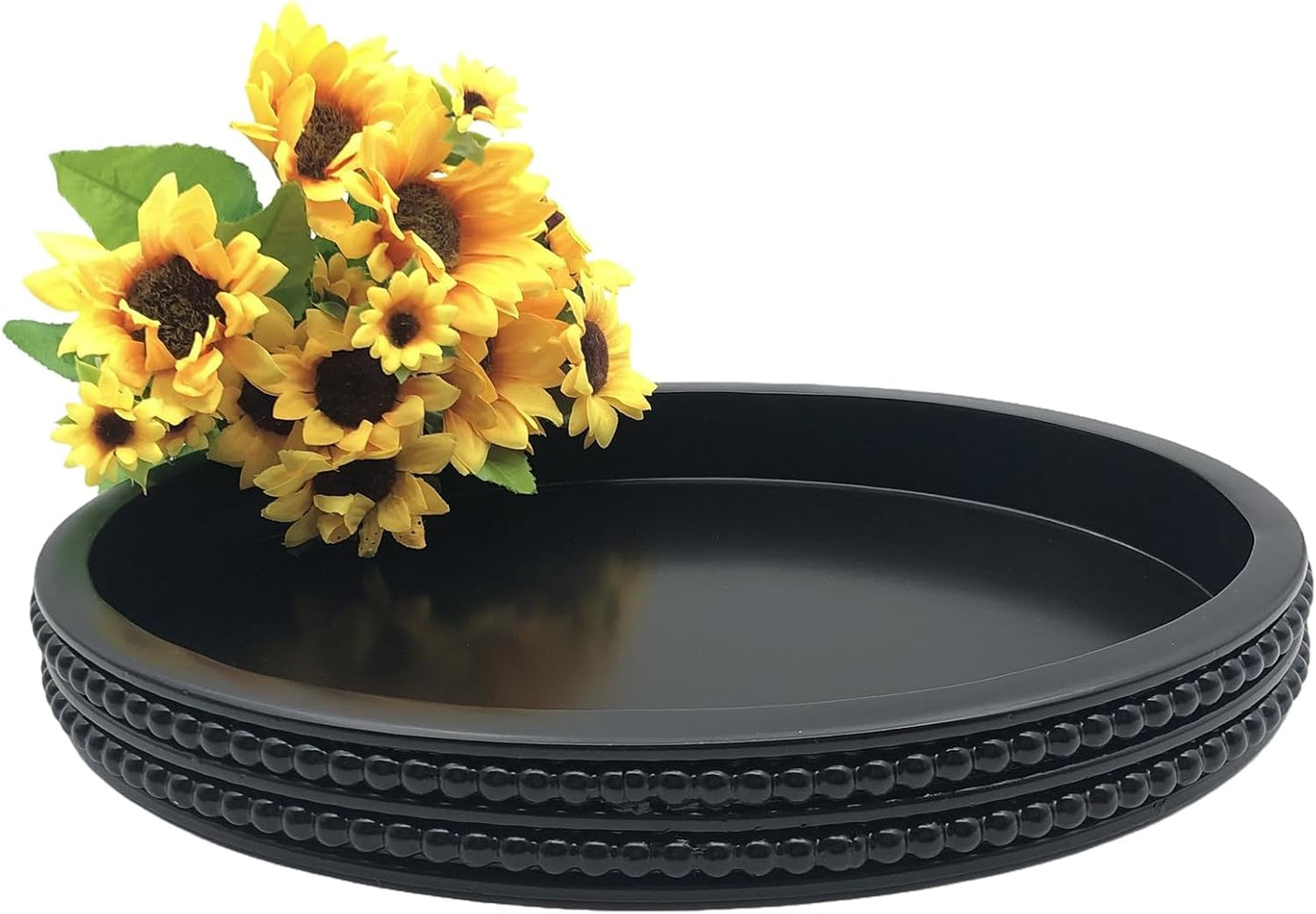 Farmhouse Rustic Serving Tray / Black