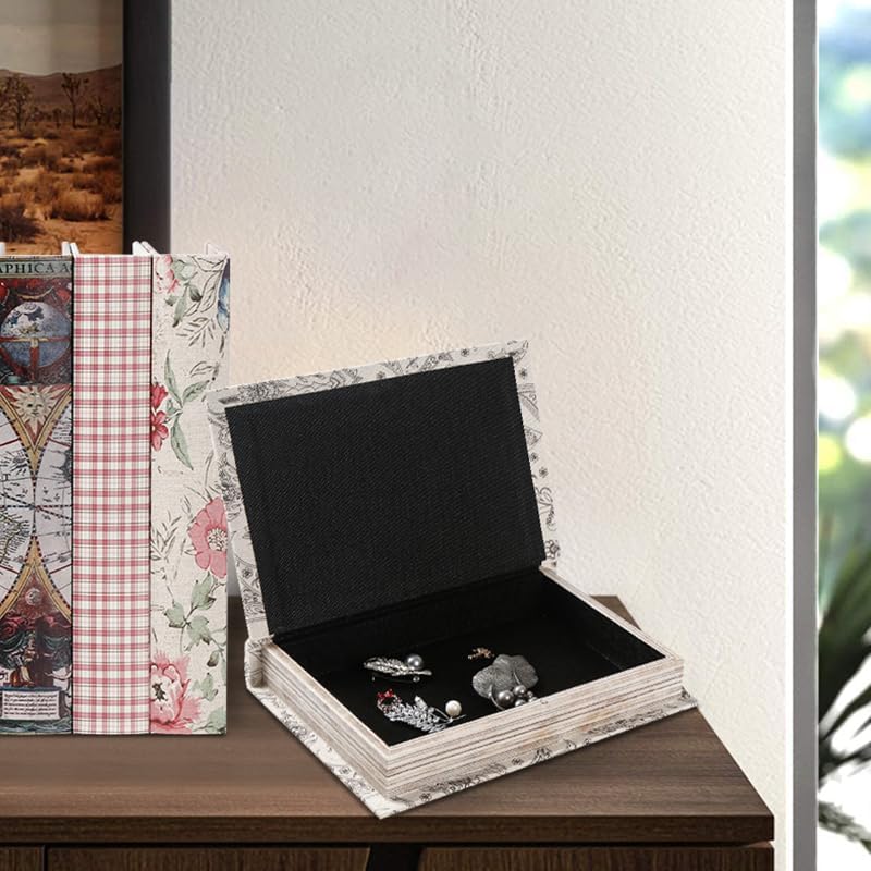 Vintage Faux Book Boxes / 1 x Floral