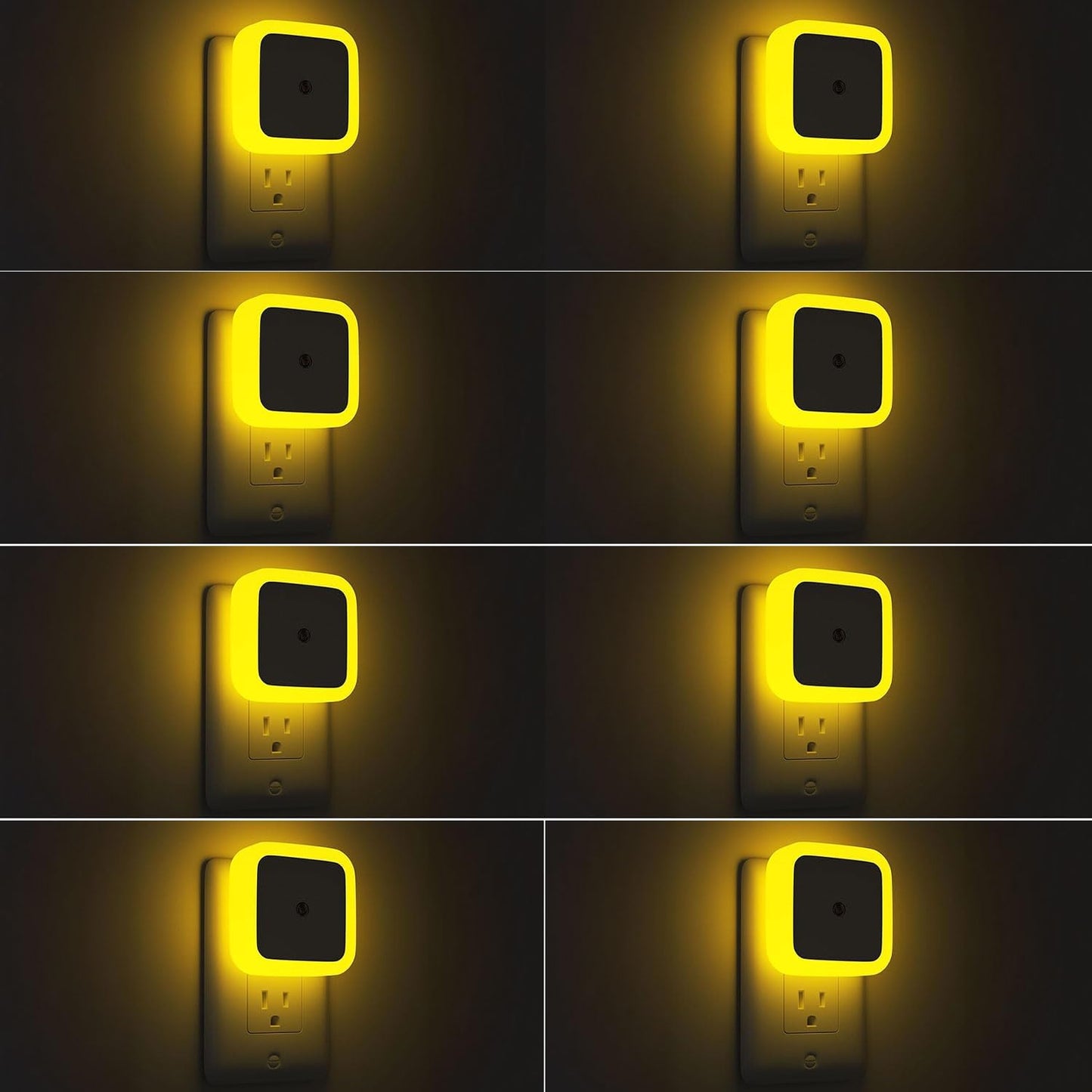 Sujeet Night Light, Night Lights Plug into Wall 8-Pack, Nightlight Plug in Night Light, Dusk to Dawn Night Lamp Led