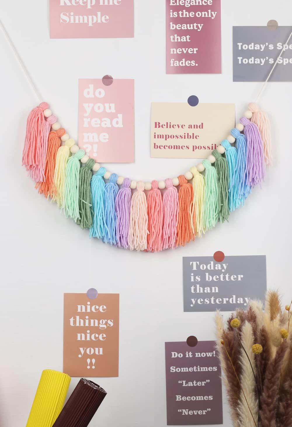 Boho Tassel Garland / C