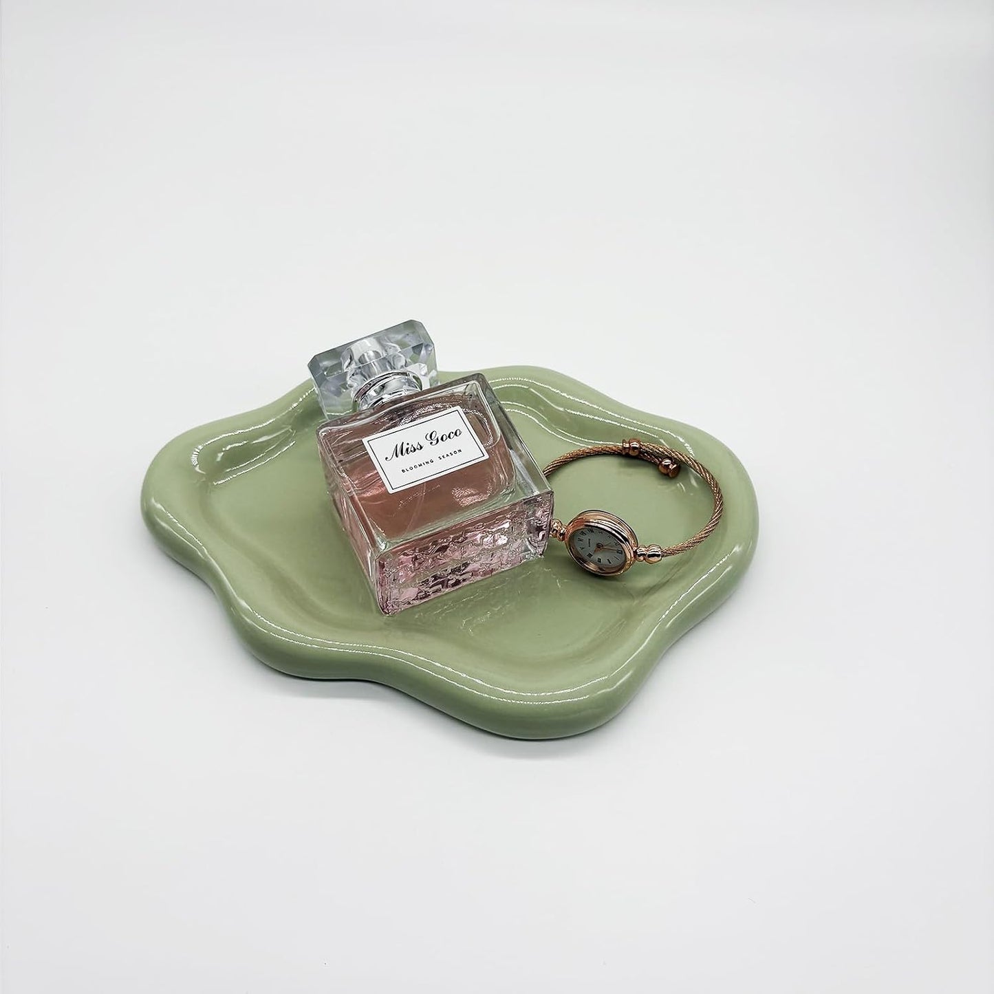 Ceramic Cloud Tray / Green