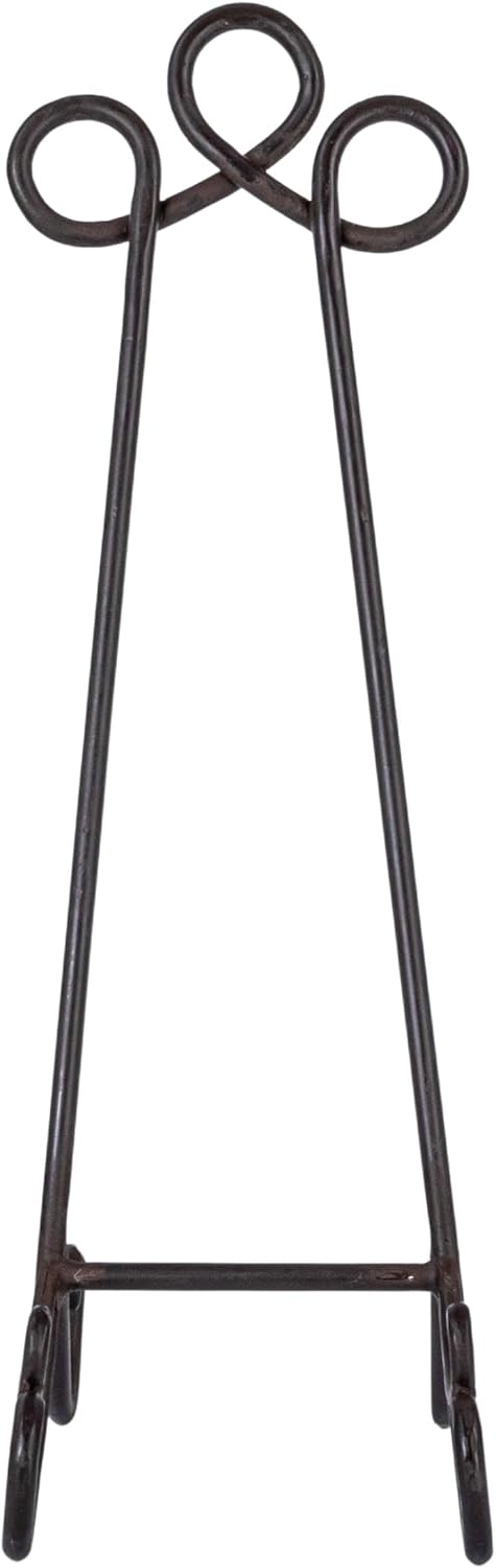 Creative Co-Op DE1159 Grey Metal Easel 24 Inch High
