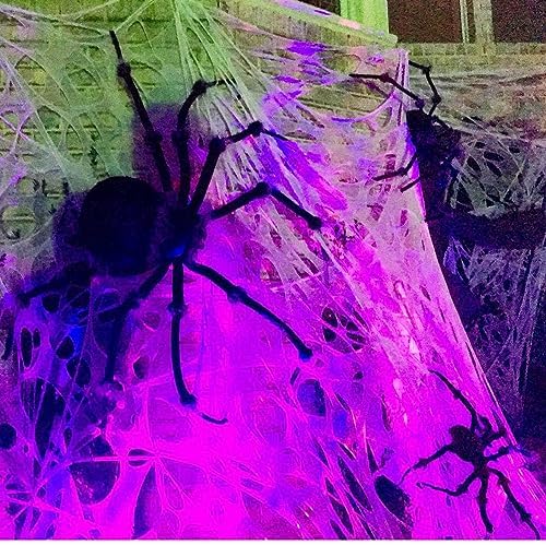 Beef Netting Spider Web, Halloween Outdoor Decoration (600 Sqft)