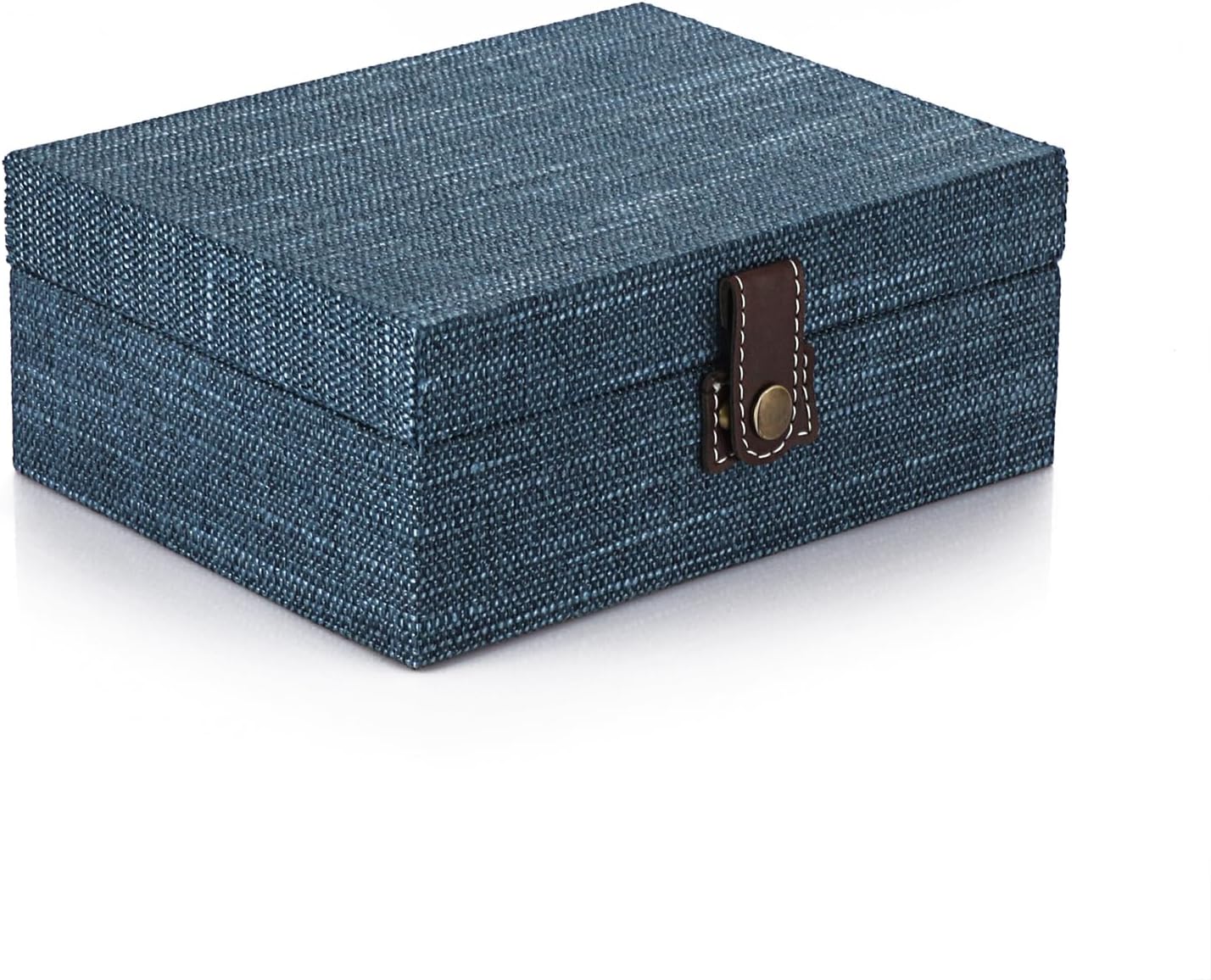 Wooden Decorative Trinket Jewelry Box / Medium / Blue