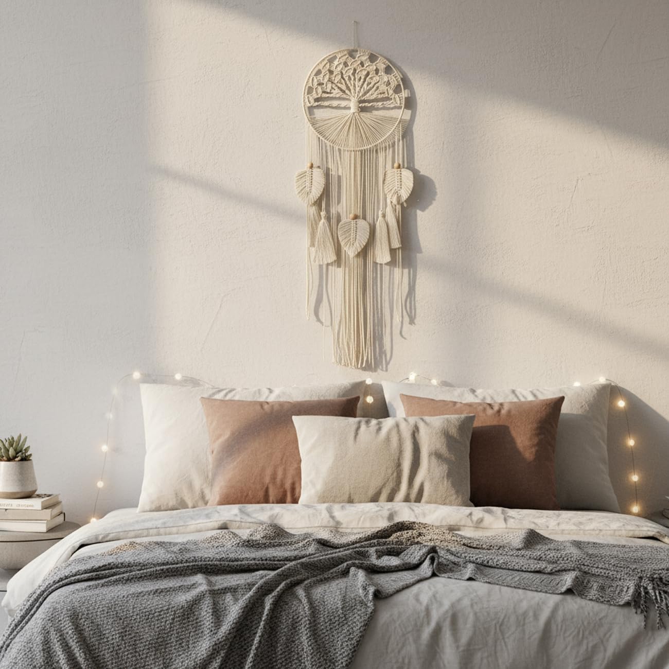 Handmade Woven Wall Art / Natural White