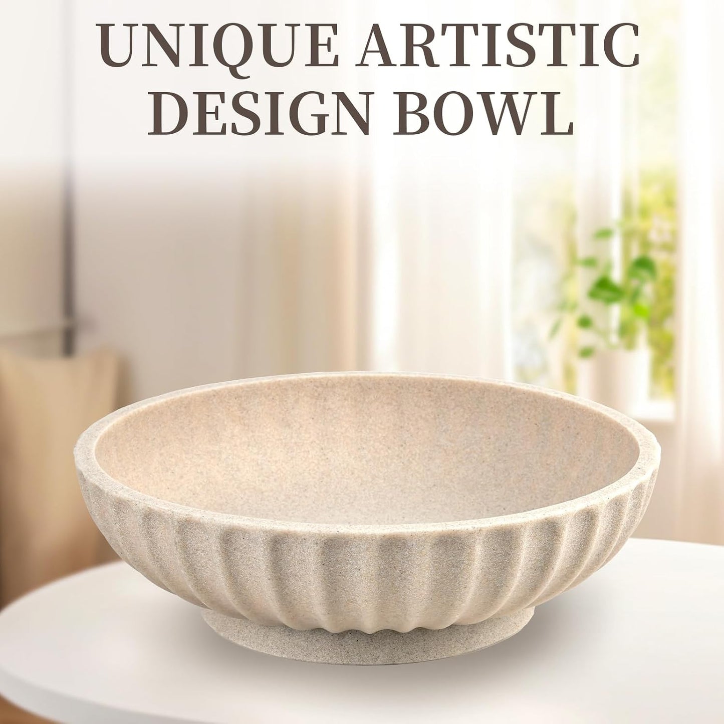 Modern Decorative Bowl / Beige