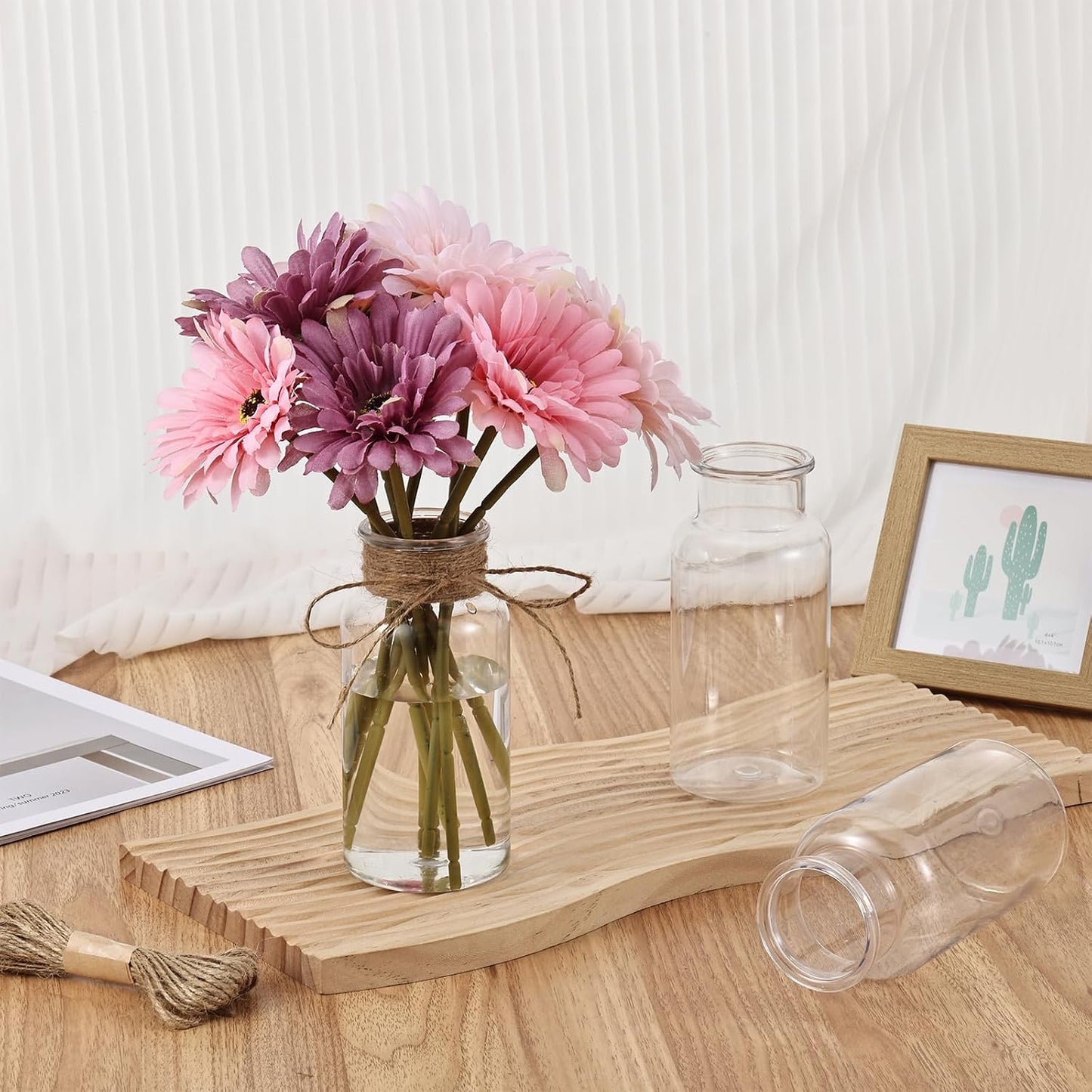 Mini Bottle Vase / Clear / Set of 20