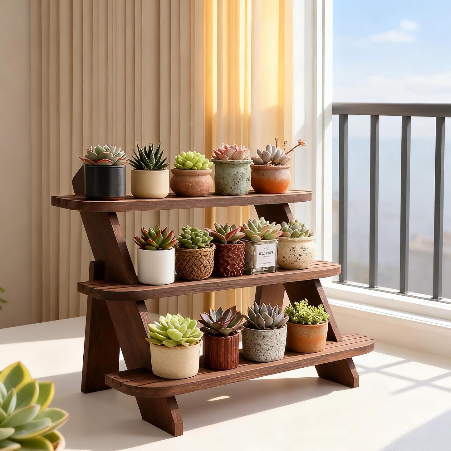 Rustic Risers Dessert Table Display Shelf Spice Rack