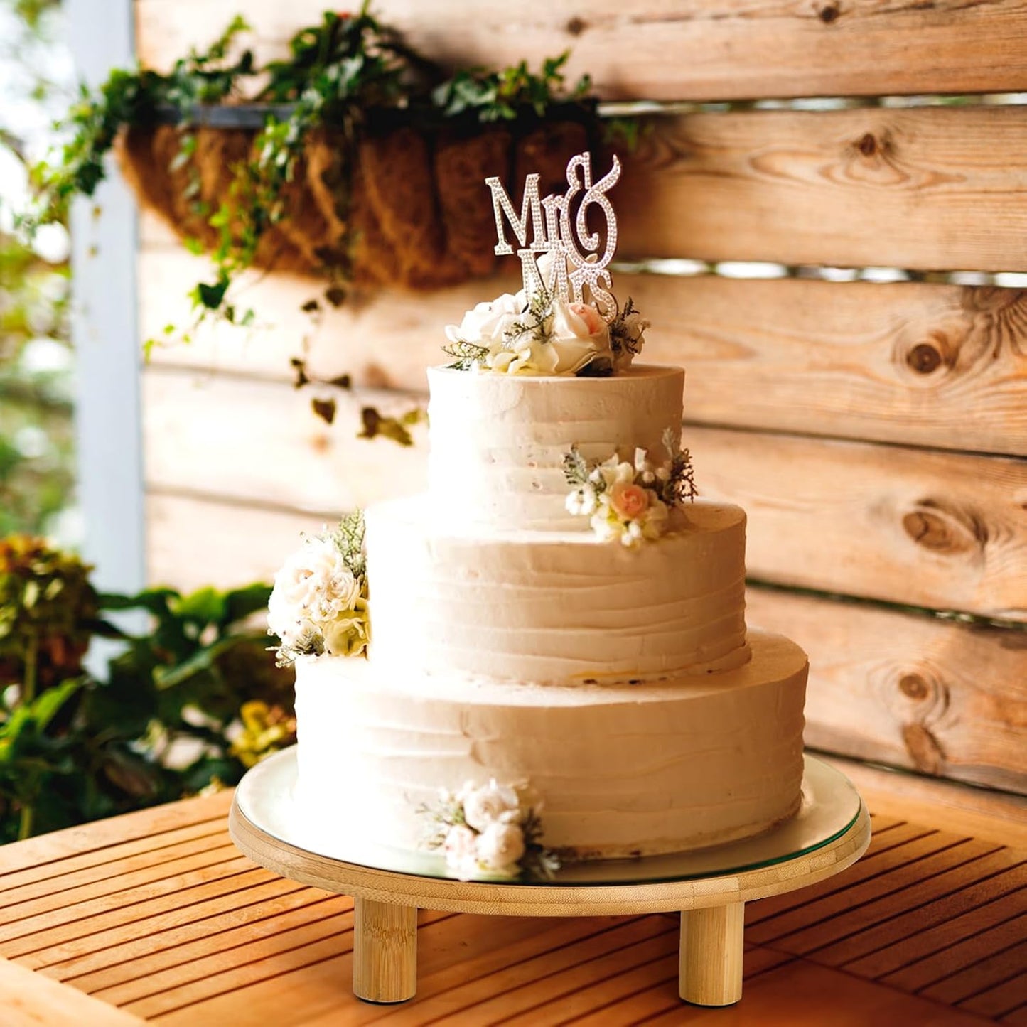 Bamboo Cake Stand / 12 Inch