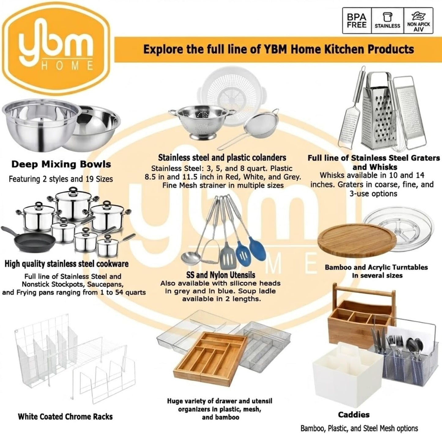 YBM HOME Mesh Steel Deluxe Magazine Rack, Extra Wide, Magazine File Holder 2258-6 (6, Silver)