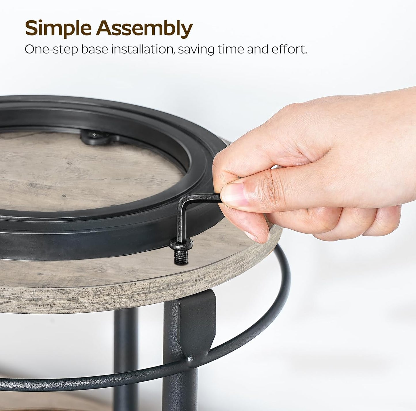 Lazy Susan Organizer, Rotating Spice Rack, 2 Tier Spice Turntable Organizer, Industrial Turntable Spice Holder, for