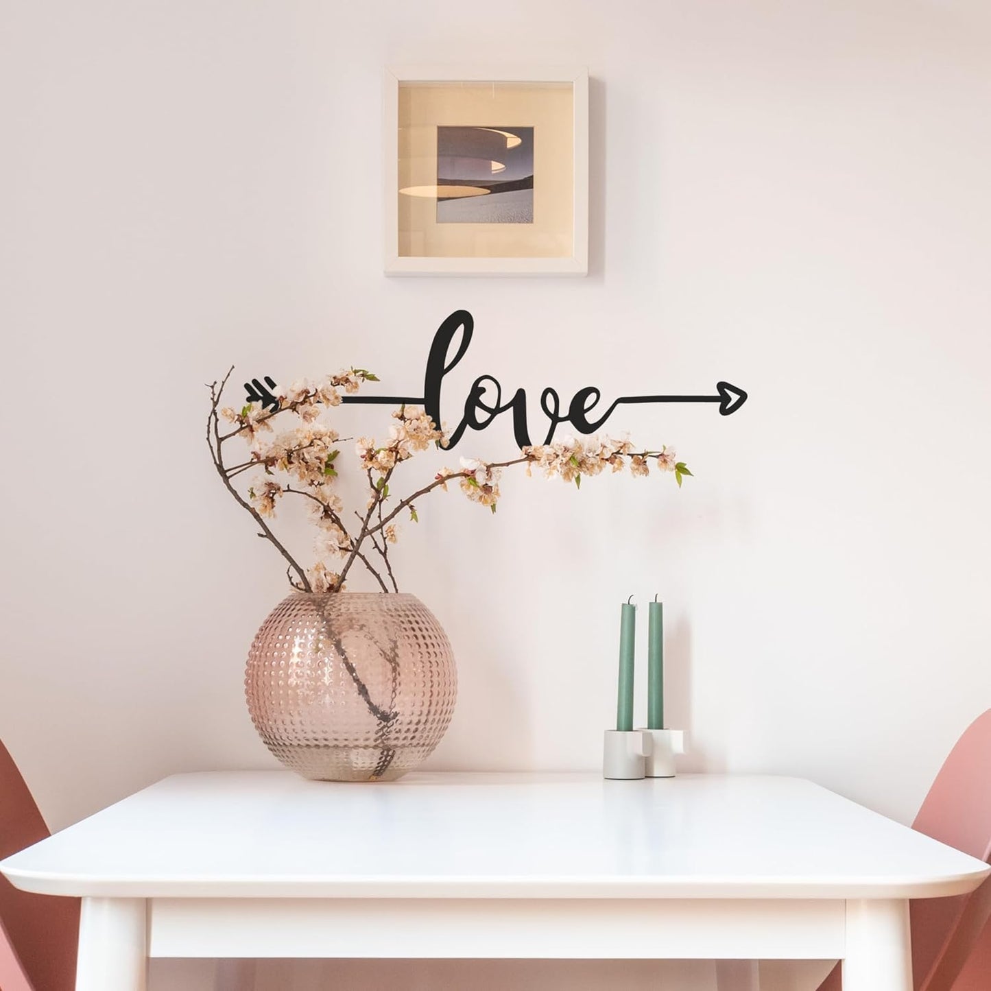 Inspirational Wall Decals / 22 x 6.5 / Love Arrow