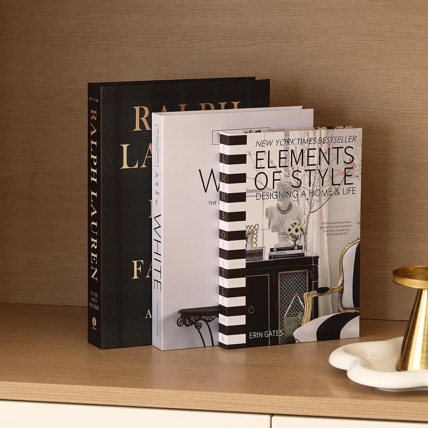 Aesthetic Decor Books Set for Coffee / Zf001 / Set of 3