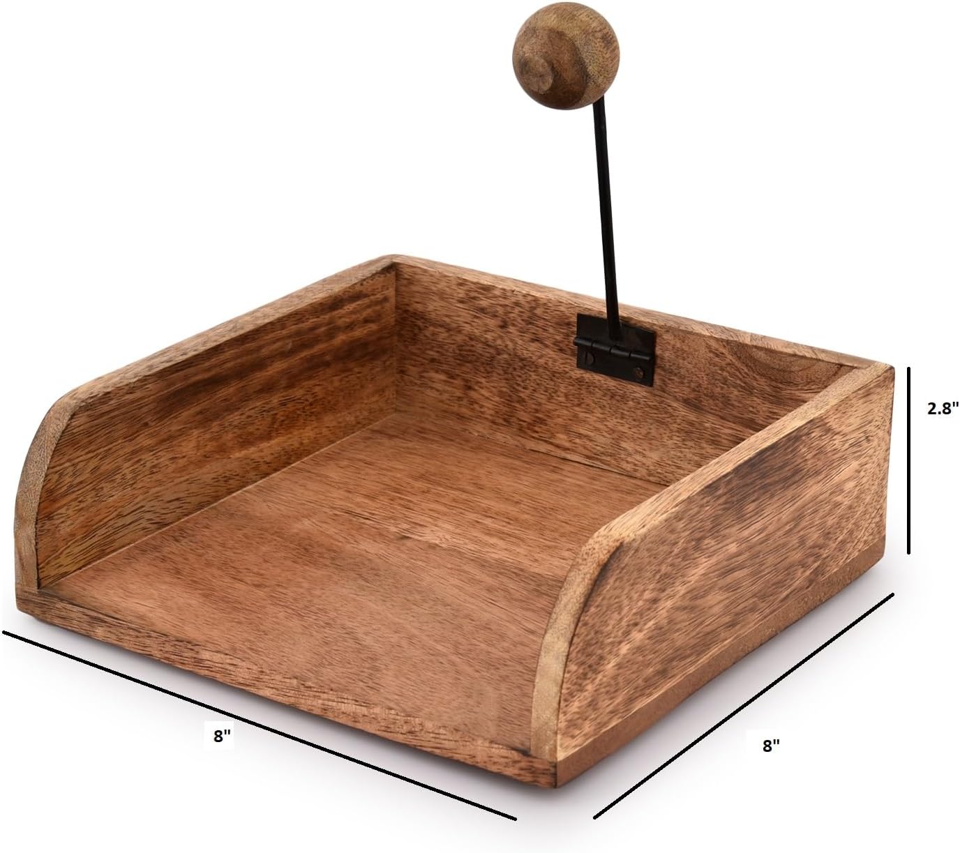 Rustic Farmhouse Wood Napkin Holder