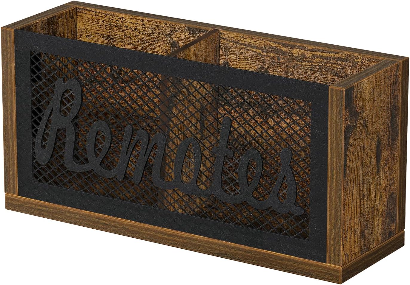 TV Remote Holder / Rustic Brown - Style A / Small