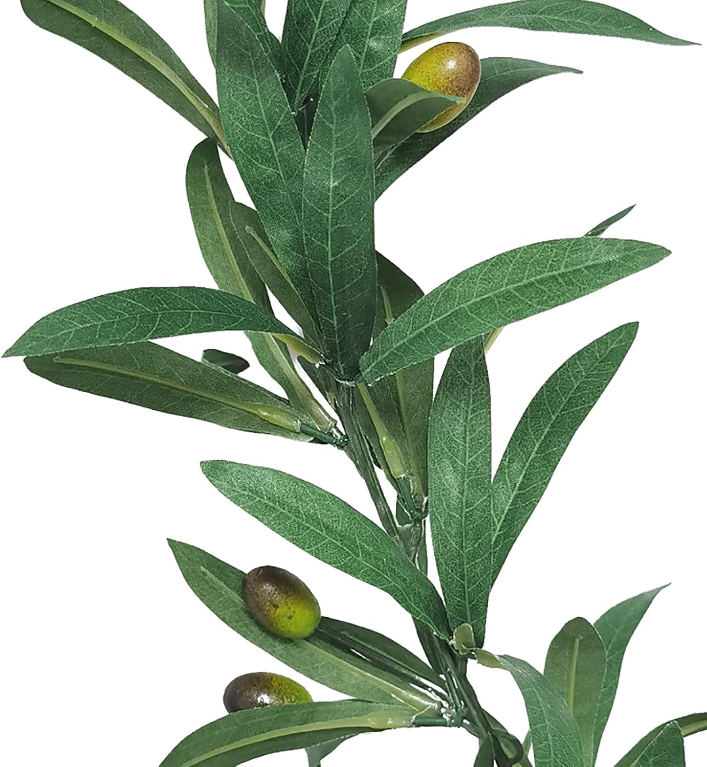 Artificial Olive Leaf Vine Garland / Length: 73 Inches / Set of 2