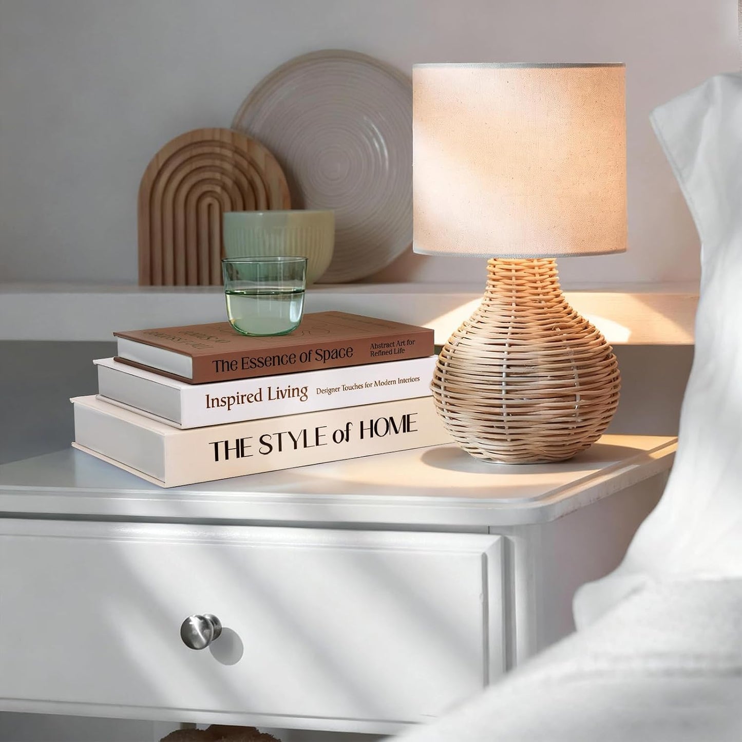 Aesthetic Decorative Books / Brown-beige-khaki / Set of 3
