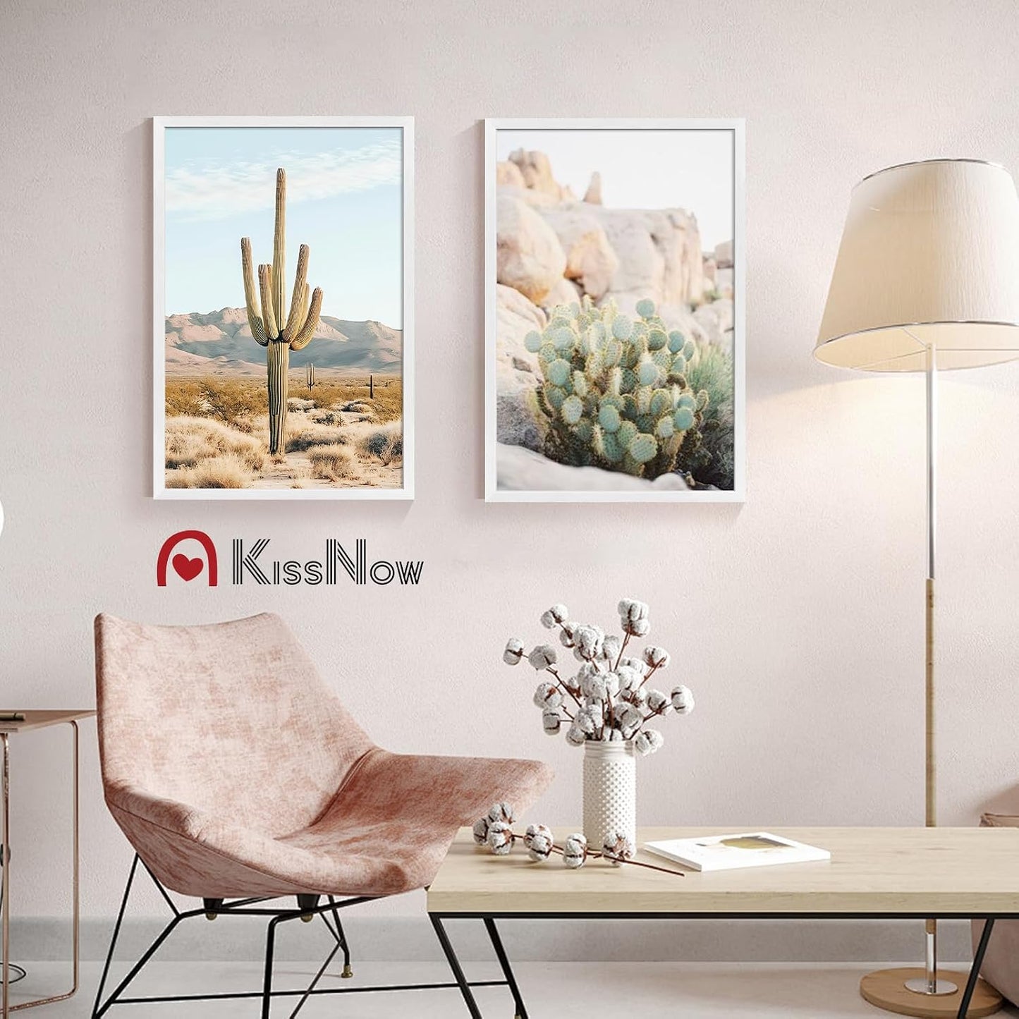 24x36 Poster Frame 4 Pack, White Solid Wood, Gallery Wall Hanging | Wall Hanging, Thick & Wide Border, Clear