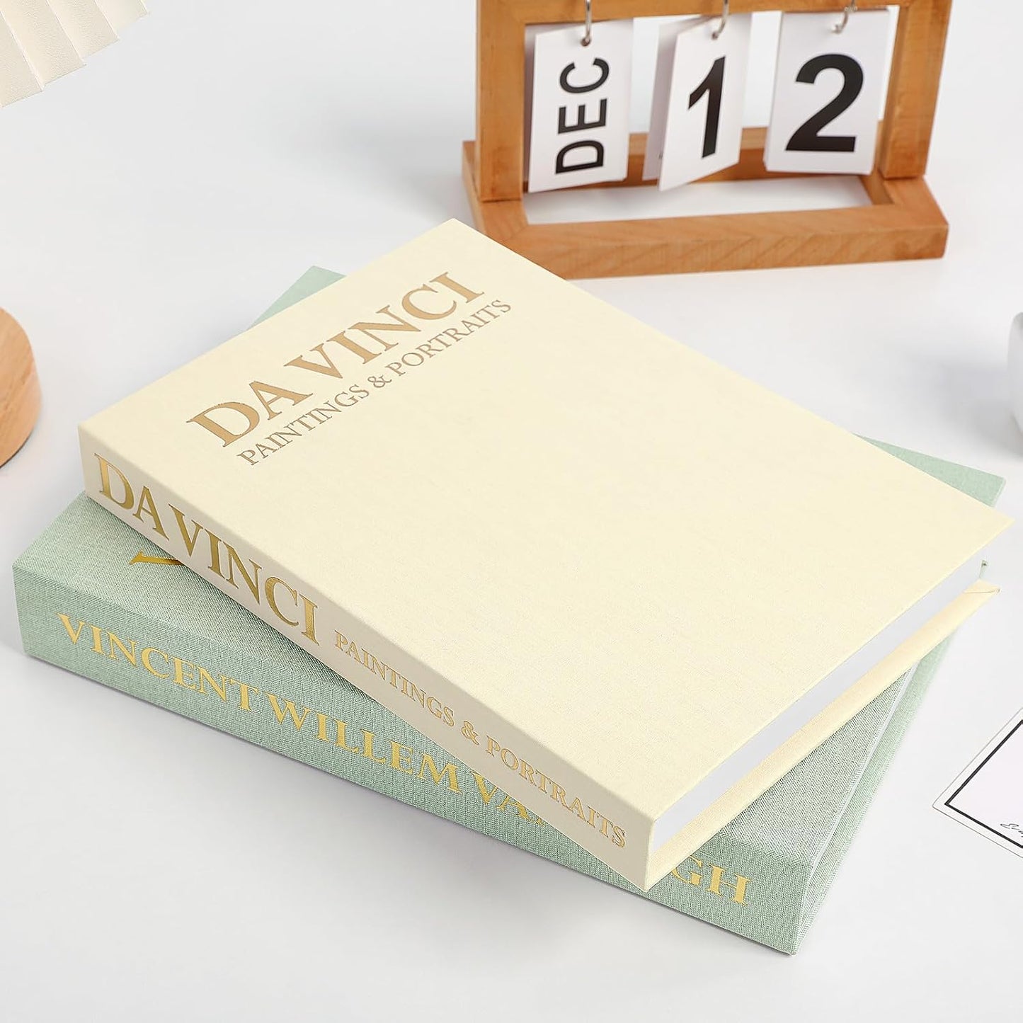 Faux Book Storage Boxes / Set of 2