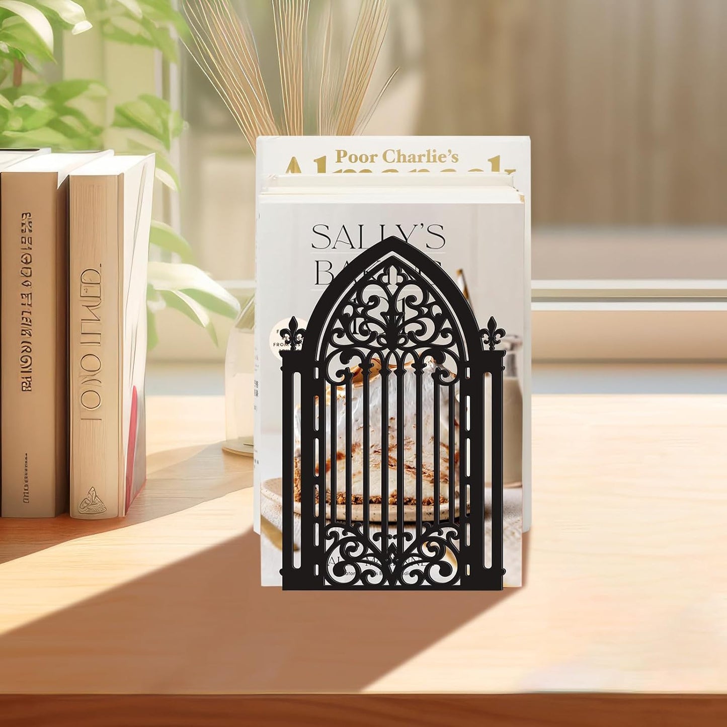 Gothic Vintage Metal Bookends Fantasy Book Ends / Classic